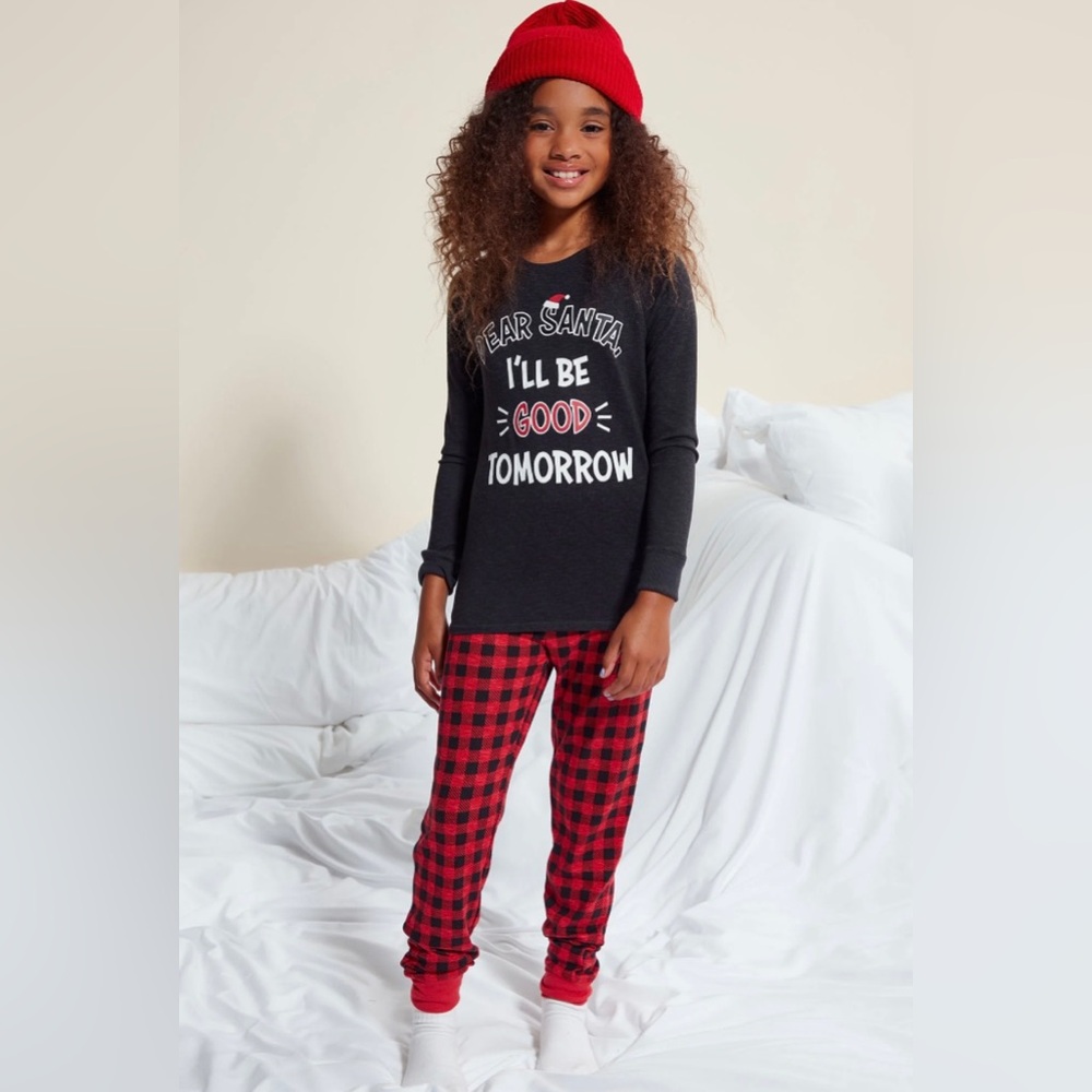 🍂HP🍂 Fashion Nova NovaKids Dear Santa Christmas Pajama Set Size 4